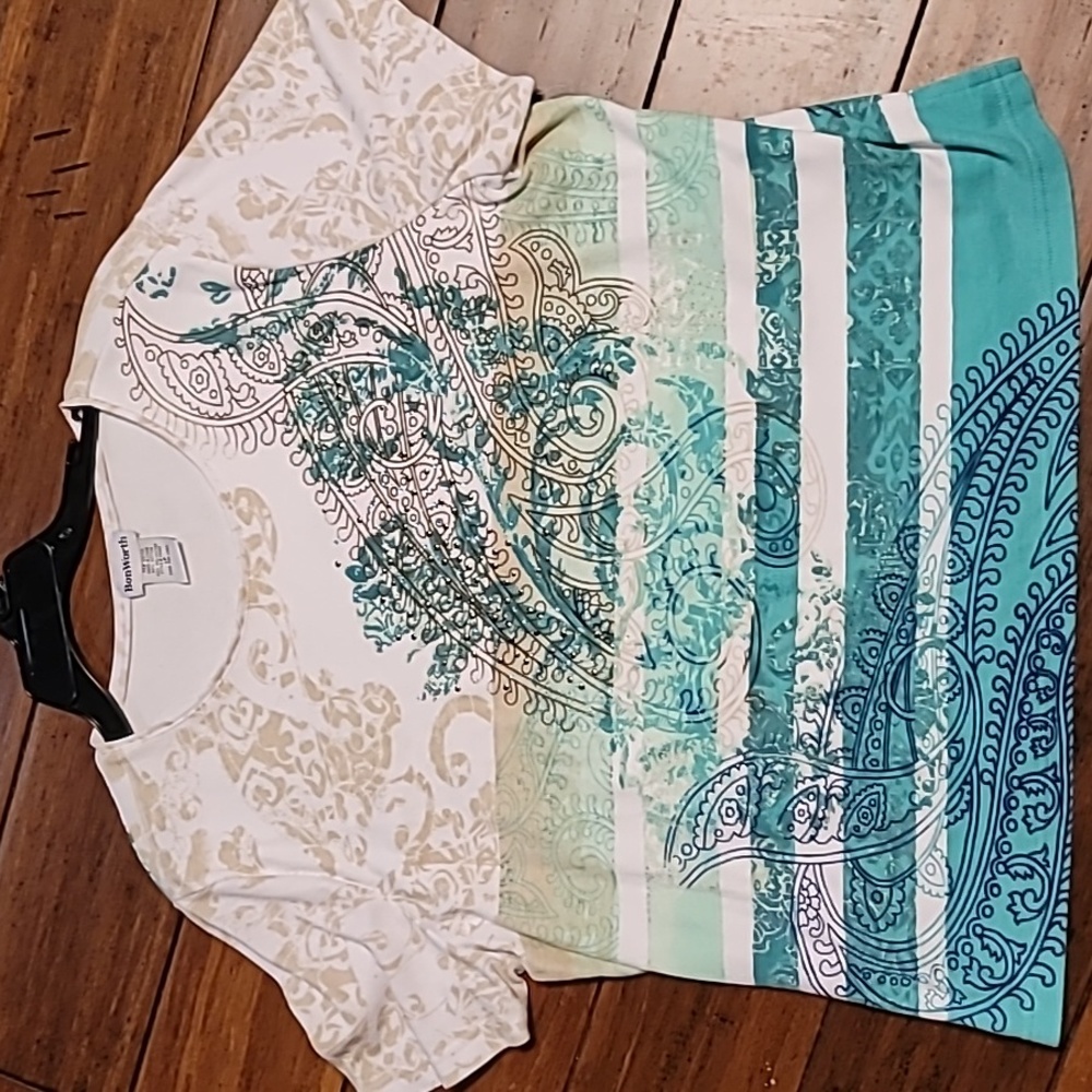 Bon Worth Ladies Short Sleeve Top